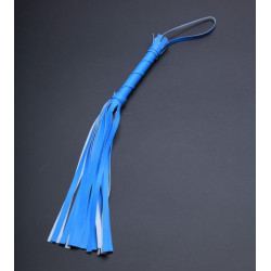 Голубая мини-плеть с 20 хвостами - 40 см.