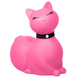 Розовый массажёр-кошка I Rub My Kitty с вибрацией
